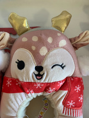 NEW Original Squishmallows Reindeer Character Plush Slippers – Size 2/3