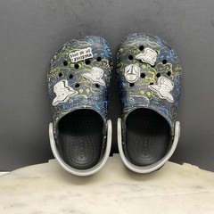 Crocs Classic Star Wars Grogu Clogs Kids Toddler Sz 8 Black Limited Edition Shoe