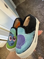 Garanimals Hand Painted Dory Finding Nemo Slip-On Shoes Unisex Kids Size 5