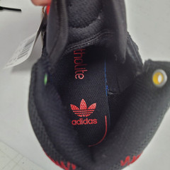 Adidas Drop Step Children’s US 11.5K Sneakers GX6517 Black Grey Red NEW with Box