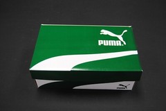[384747 01] NEW KID’S PUMA RS-FAST GLITZ JR WHITE HIGH RISK RED TEAM GOLD PK67