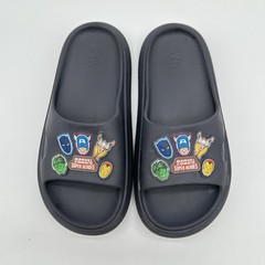 Zara Kids Marvel Slide Sandals Size EU 36 Comics Super Heroes Summer Pool Beach