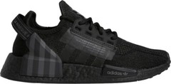 Adidas Originals NMD_R1. V2 Kids Cblack/Cblack/Grey Size: 4 US