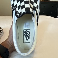 Vans Classic Slip-On Checkerboard Canvas Slip-On Low Top Kids US 6.5
