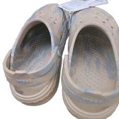 Crocs Unisex Off Grid Marbled Clog Comfort Slip On Cobblestone SZ 5 Men /7W NEW