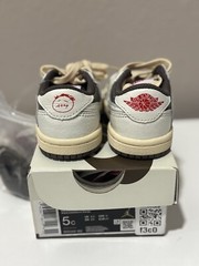 Size 5C Jordan 1 Retro Low Travis Scott Reverse Mocha (TD) DO5441-162 SHIPS NOW!