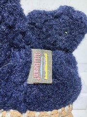 L.L. Bean Cozy Slipper Bootie’s Bright Navy Fleece Lined Unisex Toddler Size 5-6
