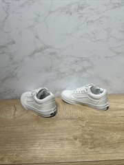 Vans Little Kids Old Skool Shoe White Canvas Sneakers VN0A4BUUQLZ Sz 10.5 New