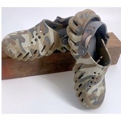 Crocs Echo Clog Camo Camouflage Sporty Comfort Shoes Men 4 Women 6 J4