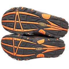 Keen Targhee Waterproof Mid Hiking Boots Youth 6 Brown Bungee Lace Cushioned