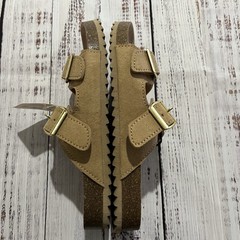 NWT Thereabouts Big Kids’ Sandals-Cognac with Buckle Straps-Size 5