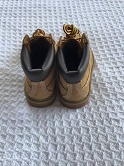 Timberland 12809 M Boy Toddler Wheat/Tan Suede Premium Water Proof Boot Sz 7 US