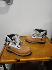 Timberland Kids Roll Top Boot Wheat US 13
