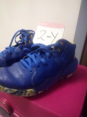 Under Armour GPS Assert 11k AC Blue/Purple White 3023947-400 PreSchool Great Con