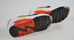 Nike Air Max Spring 90 Multicolor FZ3622-100 Size 5.5 Kids Youth White Red Teal