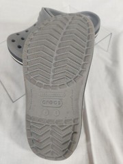 Crocs Bayaband Clogs Gray & Blue Juniors Size 1 J1