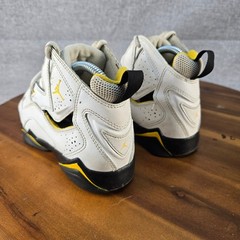 Jordan True Flight GS White Black Yellow Kids Basketball Shoes 343795-107 4.5Y