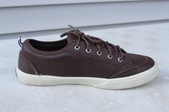 Sperry Top-Sider SP-DECKFIN Brown Leather Sneakers Youth Size 5 YB58422A