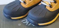 Timberland Euro hiker Shell Toe Tan Black TB 0A1LVW 231 Hiking Boots SIZE 5.5 Y