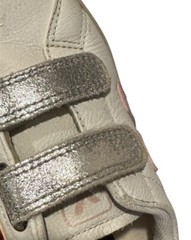 Veja Esplar Hook & Loop Sneakers Girls Kids Size 12 White Pink Silver