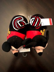 NEW Youth Mickey Mouse Character Slippers 7/8. Warm Gift Kid Boy Girl. NWT