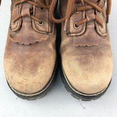 Georgia Boot Kid’s 4.5M Brown Waterproof Leather Steel Shank Logger Boots FAIR