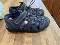 Scott David (Lucas) Cap Round Sport Sandal – Blue