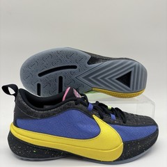 Kids Size 6.5Y Nike Zoom Freak 5 GS Blue Green Yellow Shoe FN4399 400 NEW