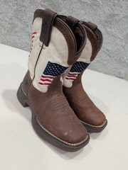 Children And Youth Durango Flag Boots Style-DBT0234C/Y Sz 10 M