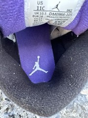 Nike Air Jordan 3 Retro Dark Iris Purple PS DM0966-105 Size 11C