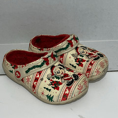 Crocs Kids‘ Multicolor Santa Mickey Mouse Fair Isle Lined Holiday Clogs Size J1