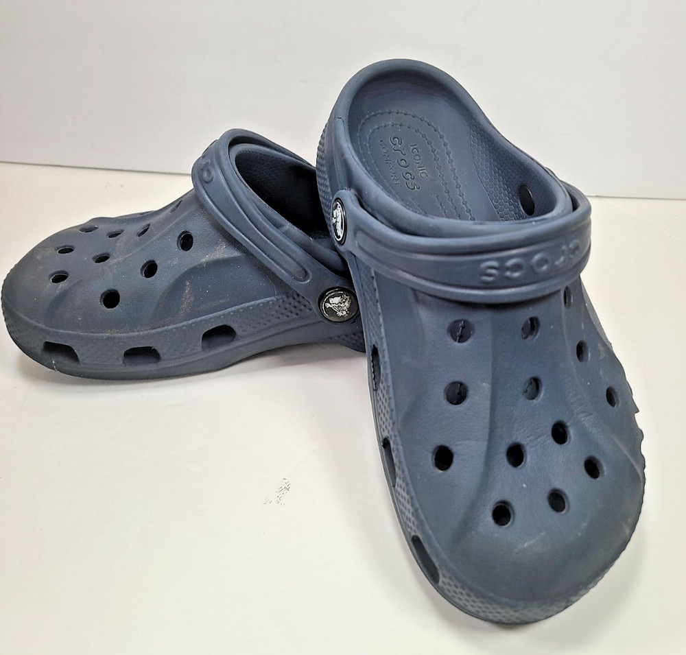 Crocs Baya Navy Blue Slip-on Clog Kids US Size C-13