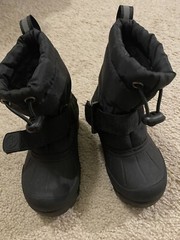 Northside Kids Black Insulated Snow Boots Size 6 For Toddler