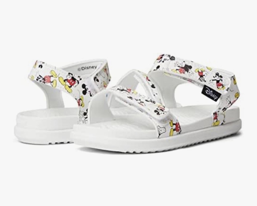 NWT Native Shoes Charley Print Shell White/Shell White/Mickey Disney Size C11