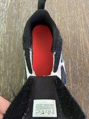 Airmax Nikes Toddler 6.5 Hook & Loop Closure Logo Black White CW1629-100