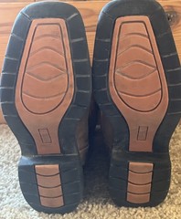 Cody James Warrior Skull Square Toe Kids Size 1 D Pull On Work/Western Boots