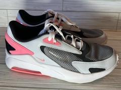 Nike Air Max Bolt Black White Pink Running Shoes Trainers Big Kids GS Size 5