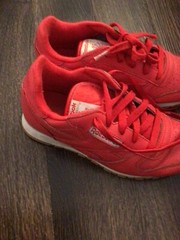 Reebok Kid’s Children’s Red Retro Classic Shoes Boy Girl Size 1.5