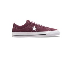 CONVERSE Unisex One Star Pro Ox Sneaker Bordeaux/White – Youth US 2.5/EU 34