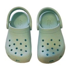 Kids Blue/Turquoise Crocs, Size C8, Used Kids Child