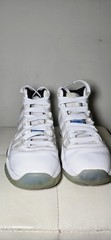 Jordan Air Jordan 11 White/Blue/Black Unisex Kids 4 Mid Top Lace-Up