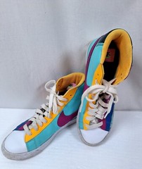 Nike Blazer Mid GS Aurora Purple Yellow Blue Teal 2020 Size 6.5Y CZ9441-400