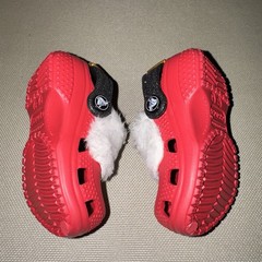Crocs little Santa Classic Lined Clog infant Child size c4