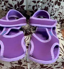 Teva Tidepool Lavender Strappy Sandals Unisex Kids Hook & Loop Lightweight 10