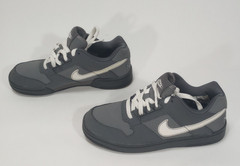 Nike Delta Force Gray Leather Athletic Sneakers Trainers Shoes Youth Size 6.5Y