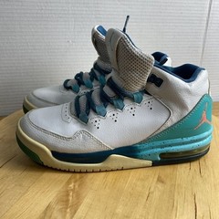 Jordan Flight Origin 2 White Teal 4Y Kids Youth Fits Women 5.5 Sneakers 2014