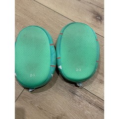 Squishmallows Christmas Tree Slippers Kids Size 2-3 Green Holiday Plush Shoes