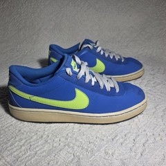 ​Nike Brutez Plus GS Youth 6.5Y Blue Neon Green Volt Retro Y2K Skate Style Punk