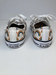 Converse All Star Youth Rainbow Sneaker- US Size 2 365519F