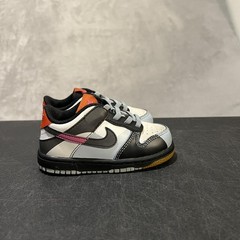 Nike Dunk Low Shoes Toddler Size 7C White Black Pink Split SE TD FN0029-100
